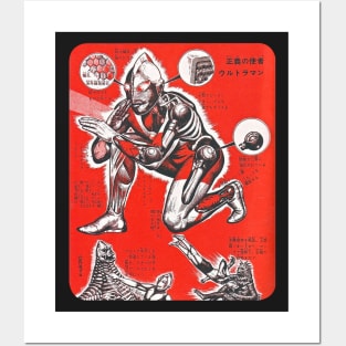 Ultraman Anatomy Posters and Art